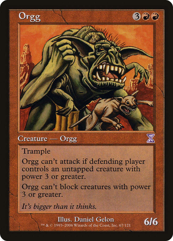 Magic: The Gathering - Orgg - Time Spiral Timeshifted