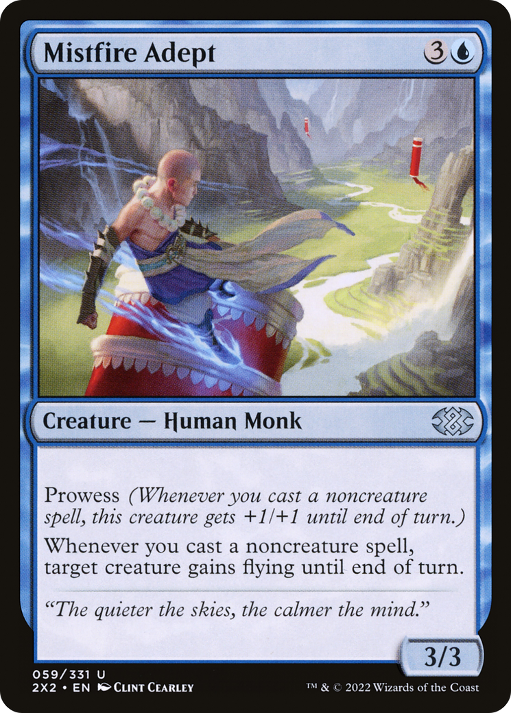 Magic: The Gathering - Mistfire Adept - Double Masters 2022