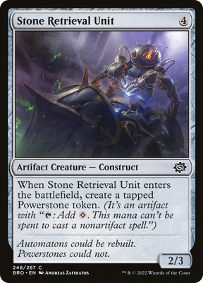 Magic: The Gathering - Stone Retrieval Unit Foil - The Brothers' War