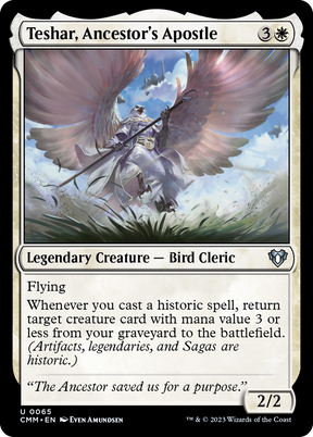 Magic: The Gathering - Teshar, Ancestor's Apostle Foil - Commander Masters