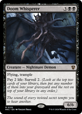 Magic: The Gathering - Doom Whisperer - Murders at Karlov Manor Commander