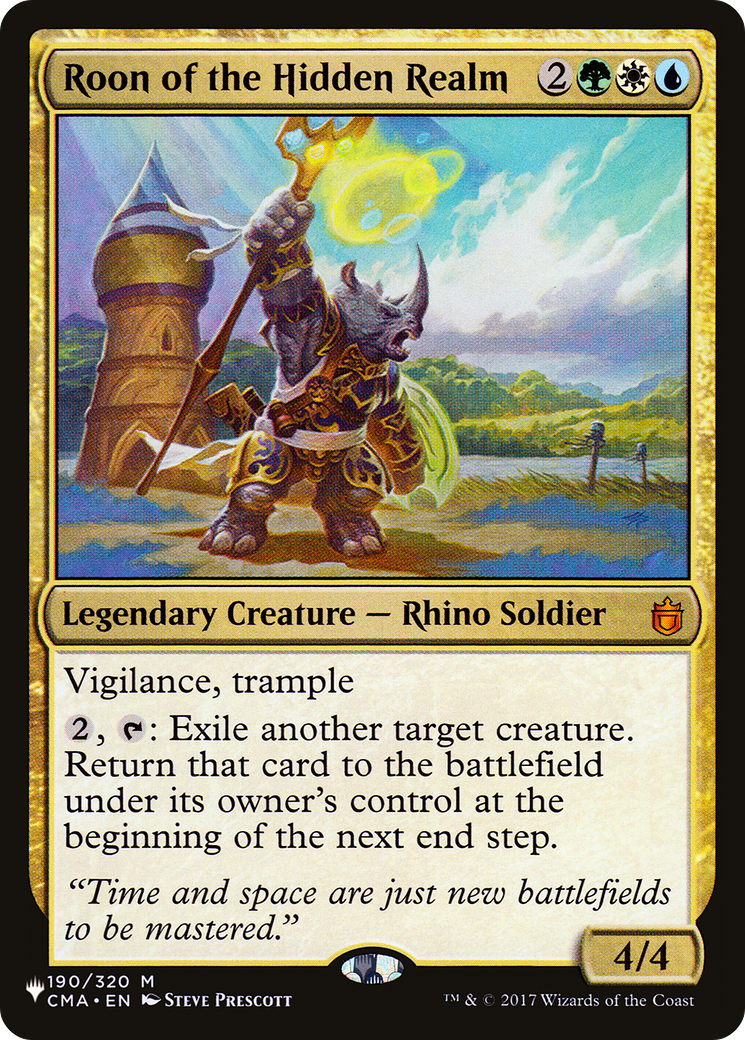 Magic: The Gathering - Roon of the Hidden Realm - The List