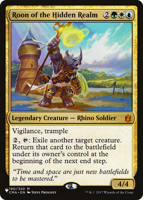 Magic: The Gathering - Roon of the Hidden Realm - The List