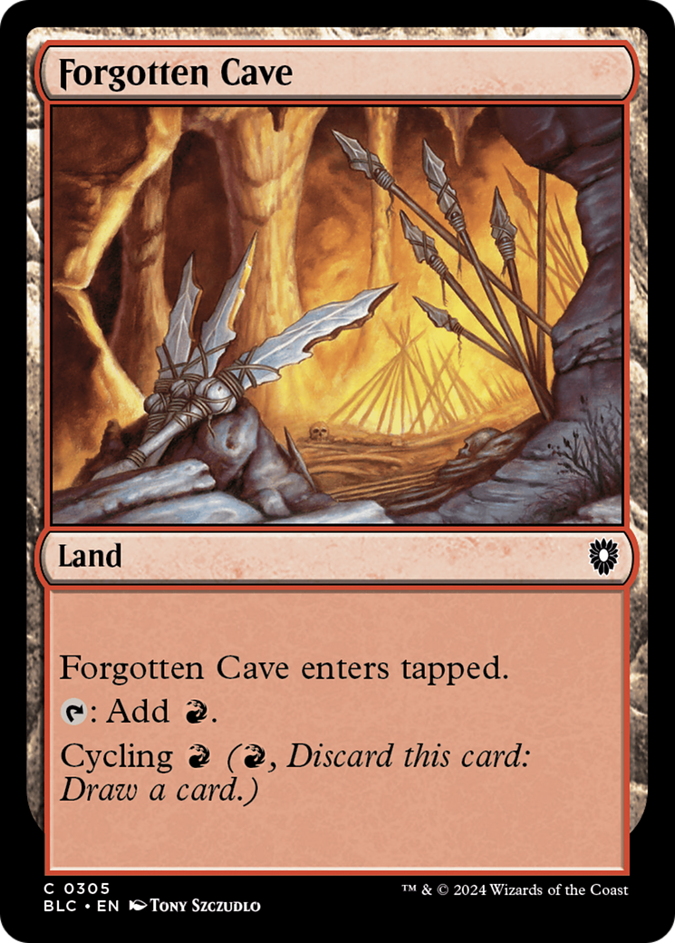 Magic: The Gathering - Forgotten Cave - Bloomburrow Commander