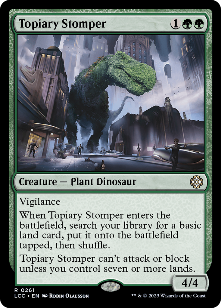 Magic: The Gathering - Topiary Stomper - The Lost Caverns of Ixalan Commander