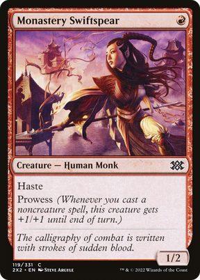 Magic: The Gathering - Monastery Swiftspear - Double Masters 2022