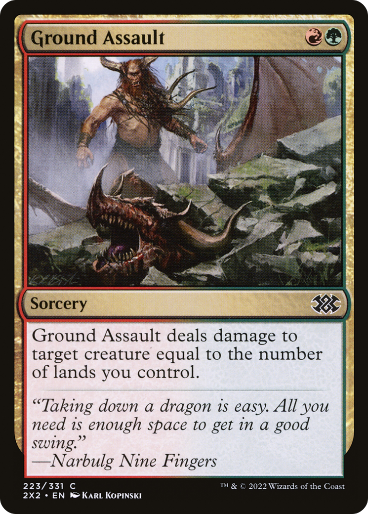 Magic: The Gathering - Ground Assault - Double Masters 2022