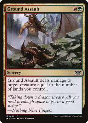Magic: The Gathering - Ground Assault Foil - Double Masters 2022