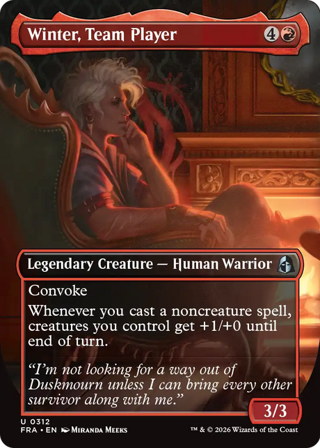 Magic: The Gathering - Winter, Team Player Foil - Reality Fracture
