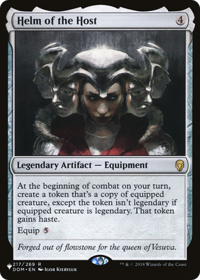 Magic: The Gathering - Helm of the Host - The List