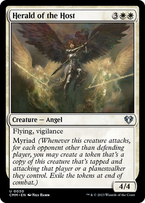 Magic: The Gathering - Herald of the Host Foil - Commander Masters