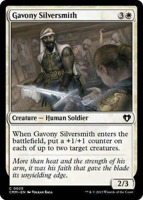 Magic: The Gathering - Gavony Silversmith Foil - Commander Masters