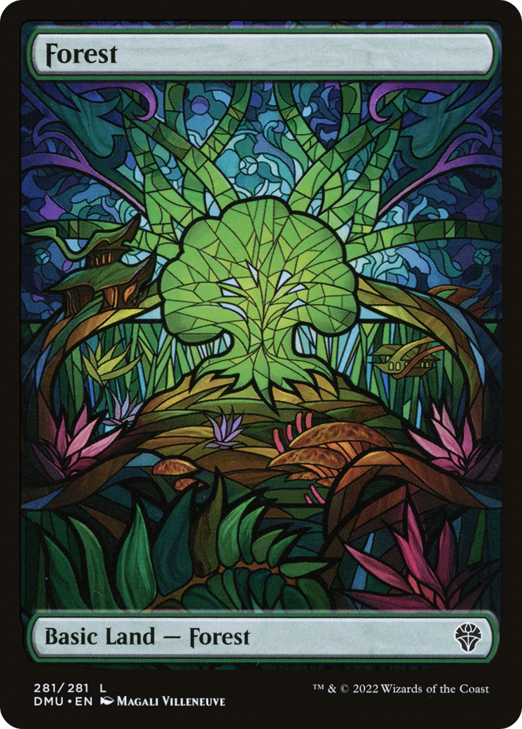 Magic: The Gathering - Forest #281 Foil - Dominaria United