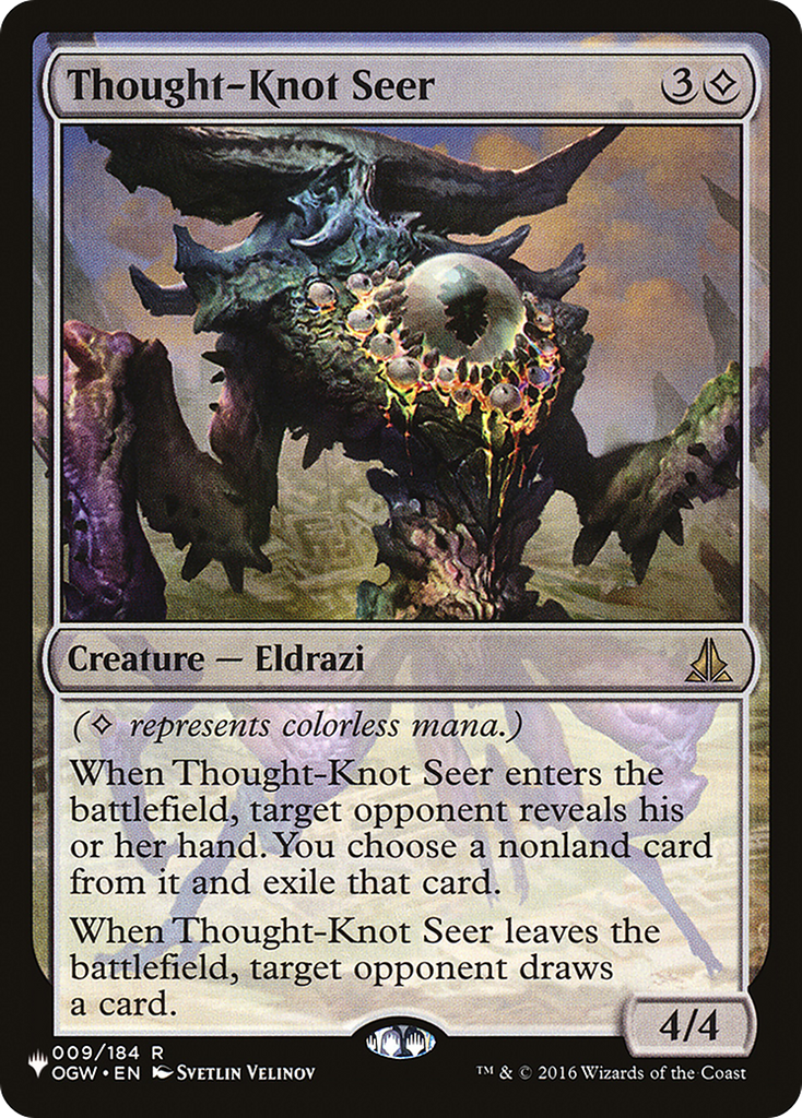 Magic: The Gathering - Thought-Knot Seer - The List