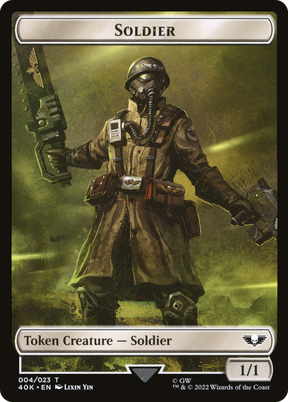 Magic: The Gathering - Soldier Token - Warhammer 40000 Tokens