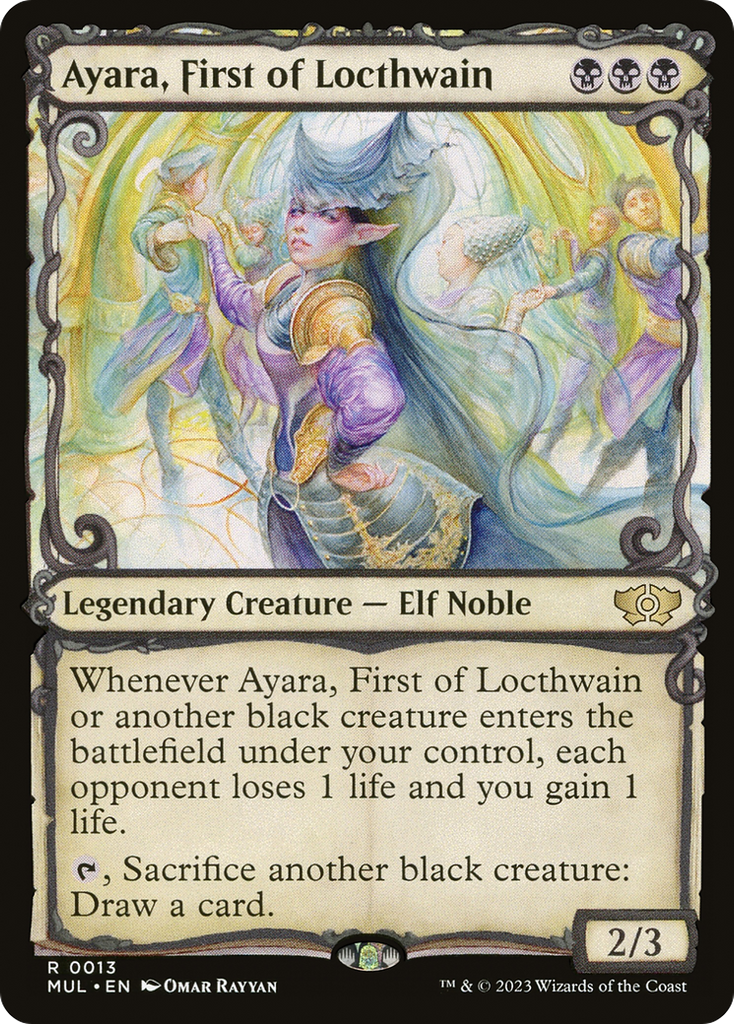 Magic: The Gathering - Ayara, First of Locthwain Foil - Multiverse Legends