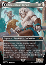 Magic: The Gathering - Ajani, Nacatl Pariah // Ajani, Nacatl Avenger Foil - Modern Horizons 3