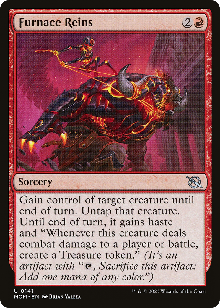 Magic: The Gathering - Furnace Reins Foil - March of the Machine
