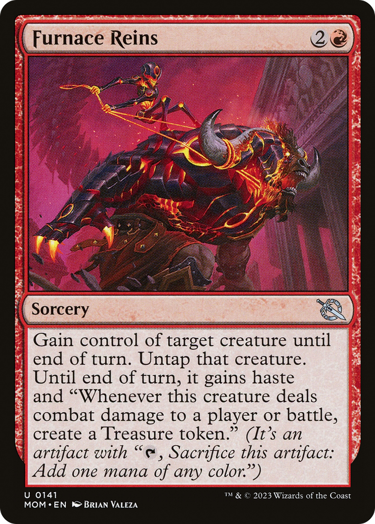 Magic: The Gathering - Furnace Reins Foil - March of the Machine