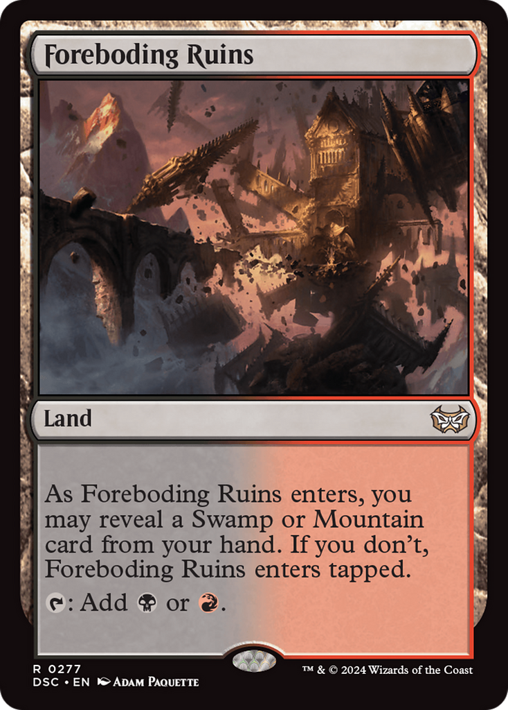 Magic: The Gathering - Foreboding Ruins - Duskmourn: House of Horror Commander