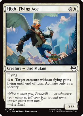 Magic: The Gathering - High-Flying Ace Foil - Teenage Mutant Ninja Turtles