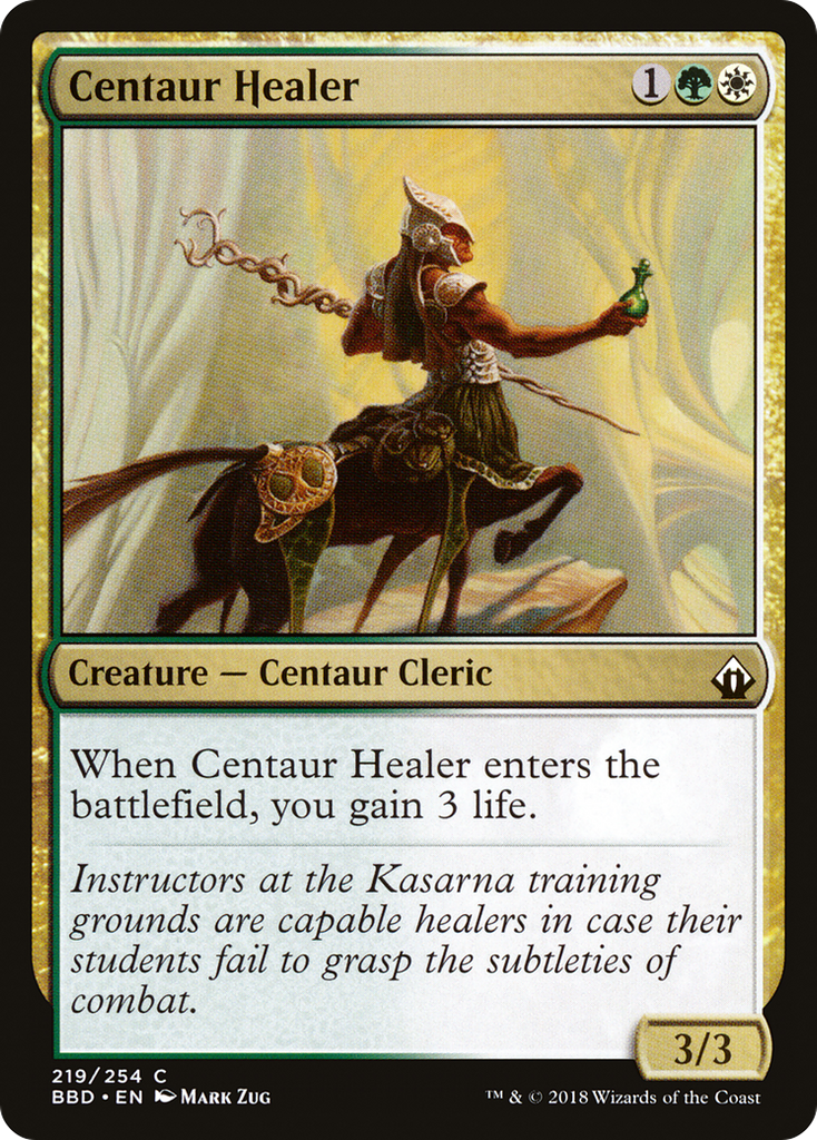 Magic: The Gathering - Centaur Healer Foil - Battlebond