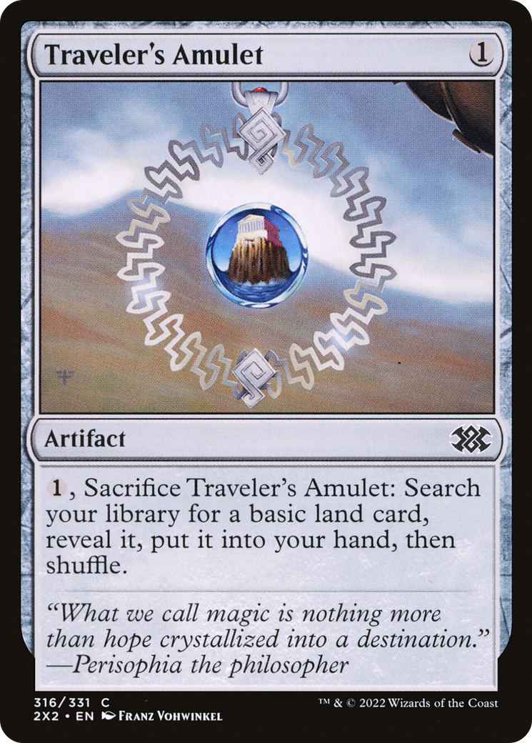Magic: The Gathering - Traveler's Amulet Foil - Double Masters 2022