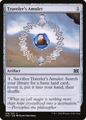 Magic: The Gathering - Traveler's Amulet Foil - Double Masters 2022