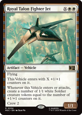Magic: The Gathering - Royal Talon Fighter Jet - Marvel Super Heroes Commander