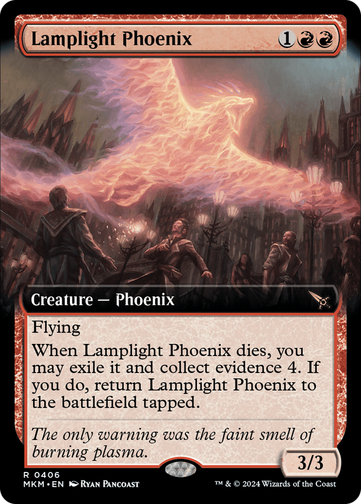 Magic: The Gathering - Lamplight Phoenix Foil - Murders at Karlov Manor