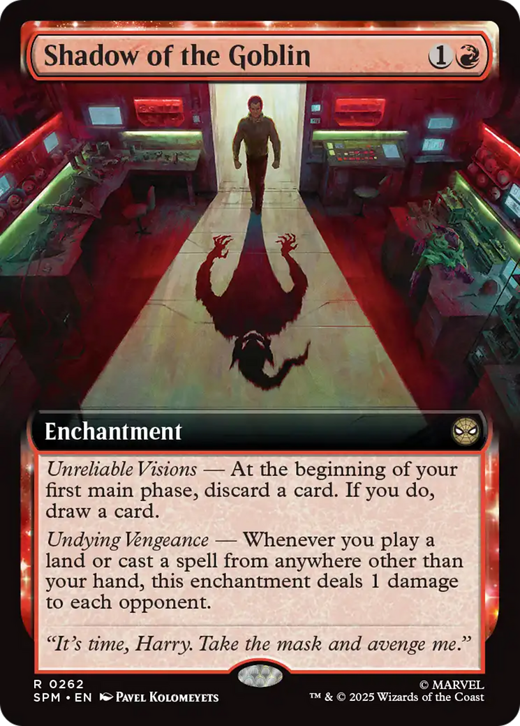 Magic: The Gathering - Shadow of the Goblin Foil - Marvel's Spider-Man