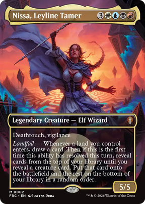 Magic: The Gathering - Nissa, Leyline Tamer Foil - Reality Fracture Commander