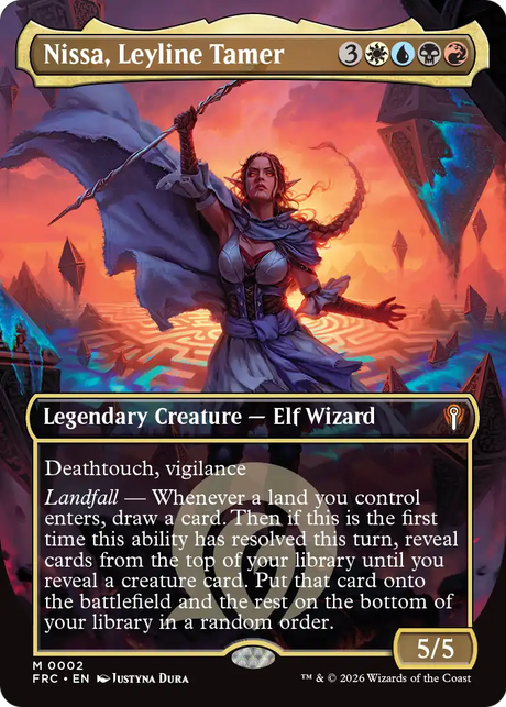 Magic: The Gathering - Nissa, Leyline Tamer Foil - Reality Fracture Commander