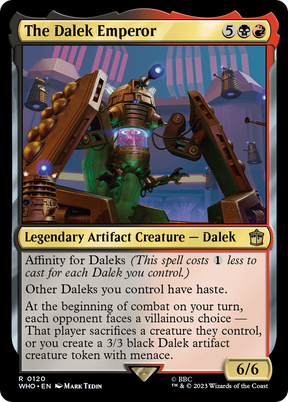Magic: The Gathering - The Dalek Emperor Foil - Doctor Who