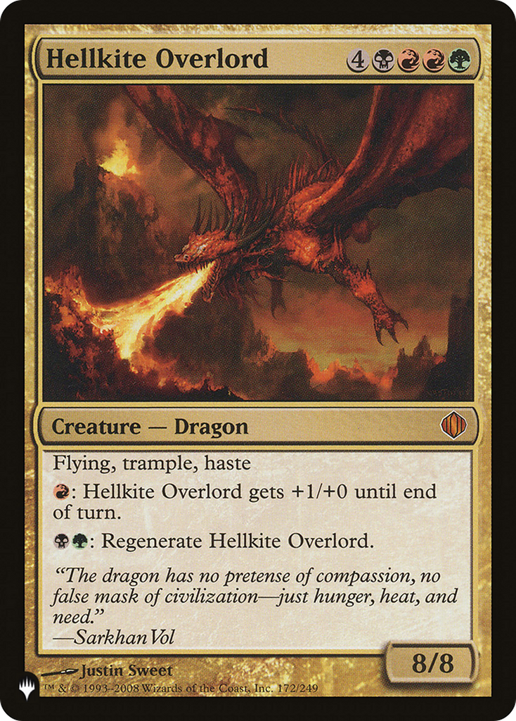 Magic: The Gathering - Hellkite Overlord - The List