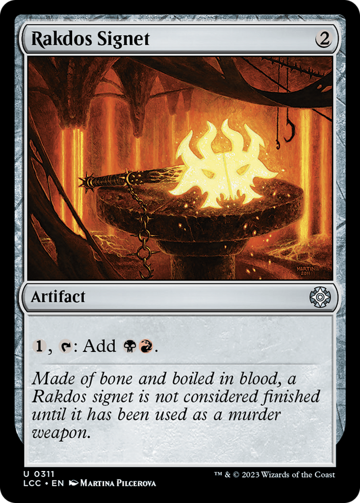 Magic: The Gathering - Rakdos Signet - The Lost Caverns of Ixalan Commander