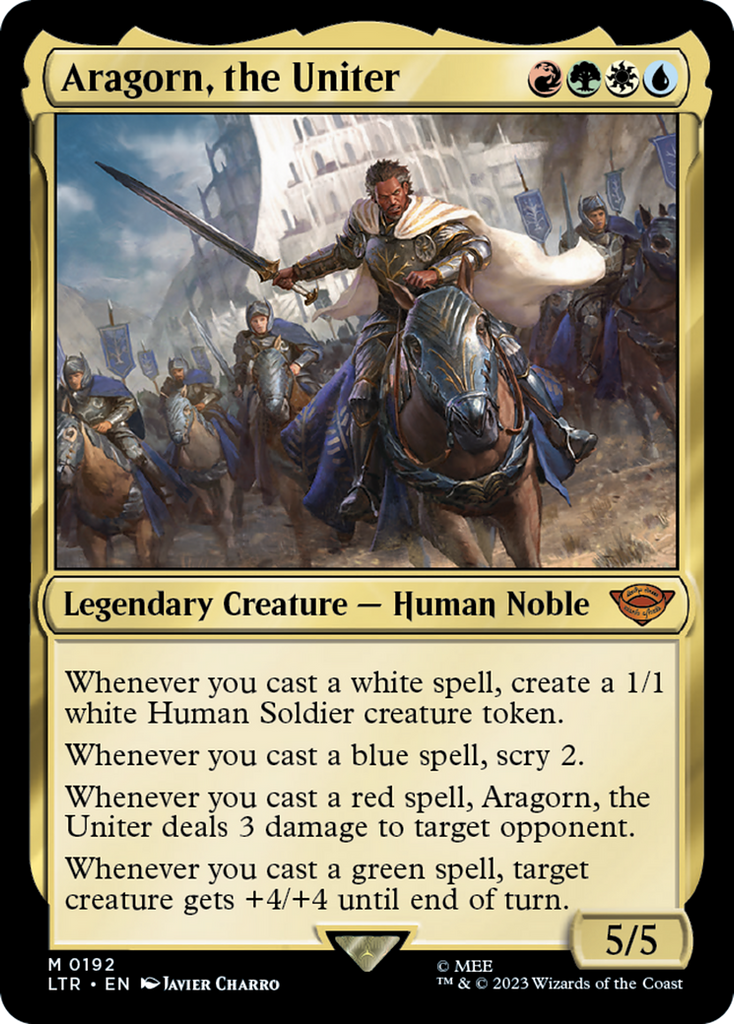 Magic: The Gathering - Aragorn, the Uniter - The Lord of the Rings: Tales of Middle-earth