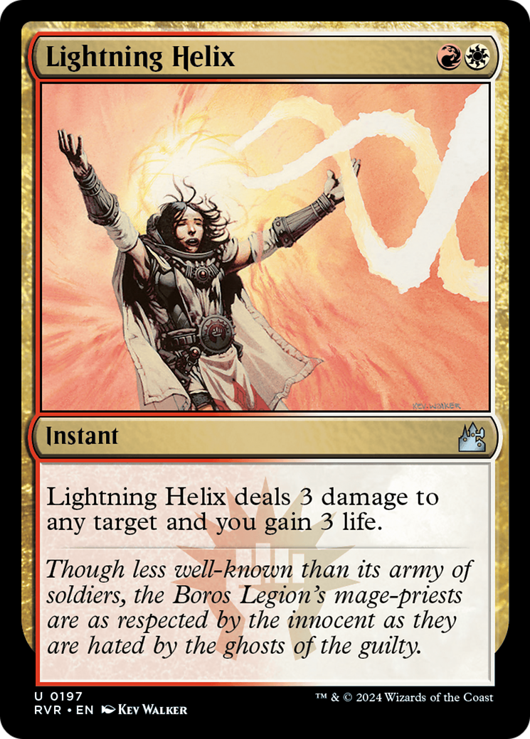 Magic: The Gathering - Lightning Helix Foil - Ravnica Remastered