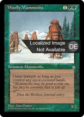 Magic: The Gathering - Wollmammut - Ice Age