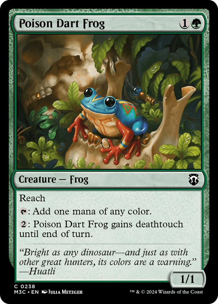Magic: The Gathering - Poison Dart Frog - Modern Horizons 3 Commander