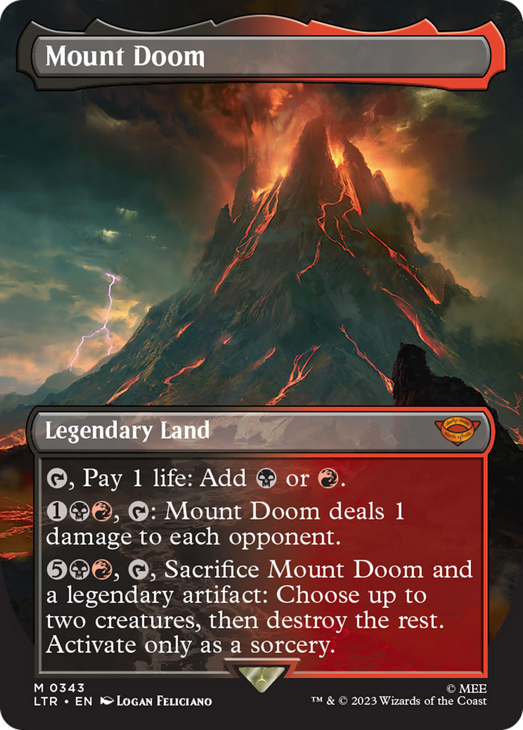 Magic: The Gathering - Mount Doom - The Lord of the Rings: Tales of Middle-earth