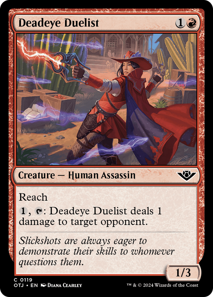 Magic: The Gathering - Deadeye Duelist - Outlaws of Thunder Junction