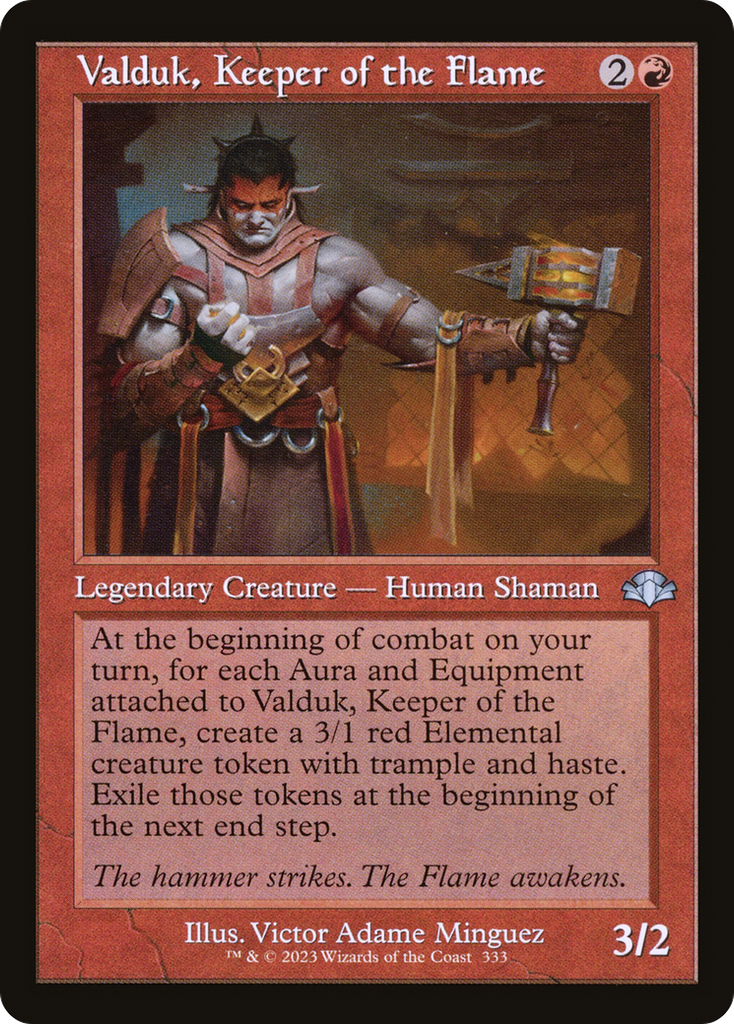 Magic: The Gathering - Valduk, Keeper of the Flame - Dominaria Remastered