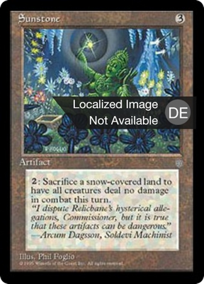 Magic: The Gathering - Sonnenstein - Ice Age