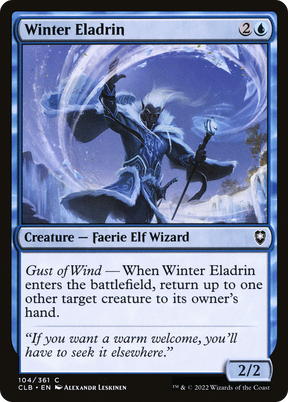Magic: The Gathering - Winter Eladrin - Commander Legends: Battle for Baldur's Gate