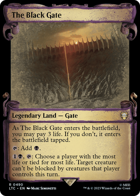 Magic: The Gathering - The Black Gate - Tales of Middle-earth Commander