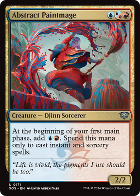 Magic: The Gathering - Abstract Paintmage - Secrets of Strixhaven