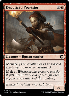 Magic: The Gathering - Deputized Protester - Ravnica: Clue Edition