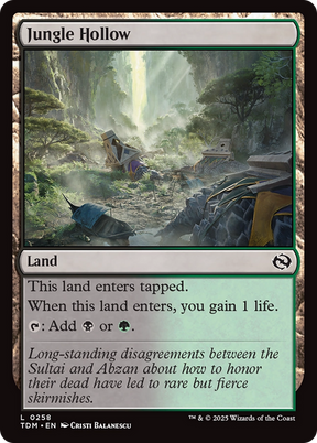 Magic: The Gathering - Jungle Hollow - Tarkir: Dragonstorm