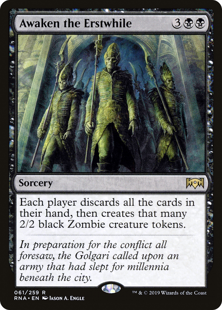 Magic: The Gathering - Awaken the Erstwhile Foil - Ravnica Allegiance